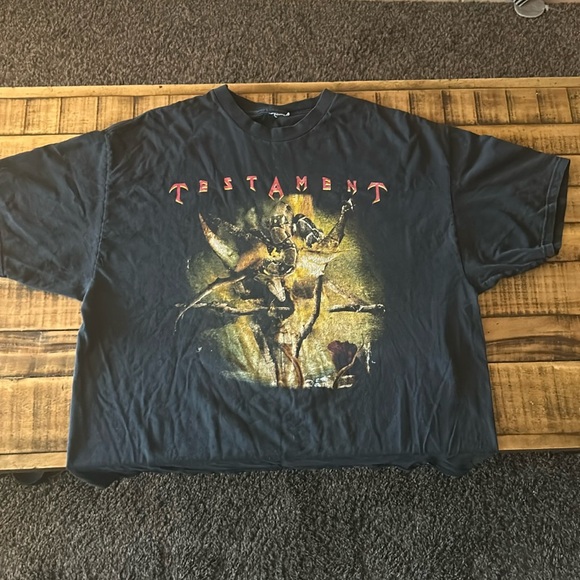 Testament Vintage Original 2002 West Coast Tour Shirt